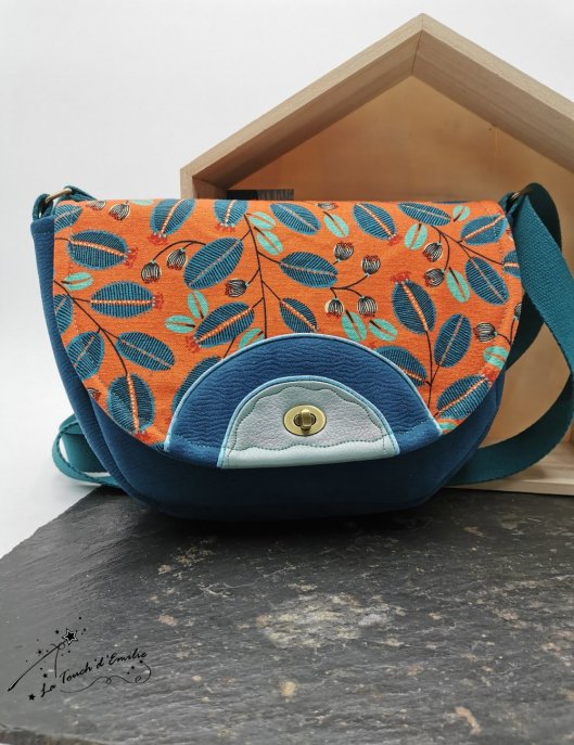 Sac Arc-en-Ciel Orange Bleue