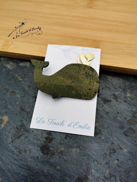 Broche Baleine Prairie