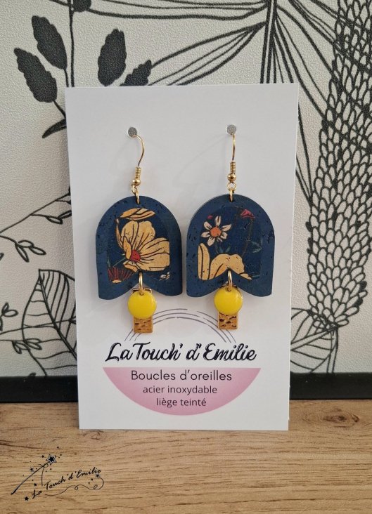 Muguets coeur fleuri jaune