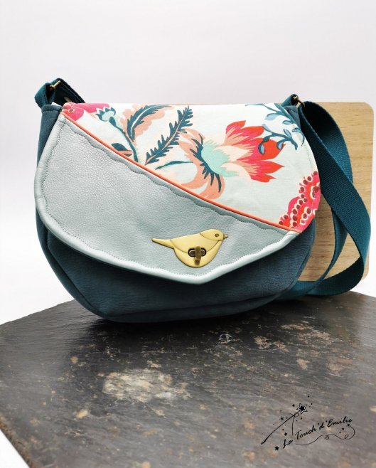 Sac Oiseau Bleu Tropical