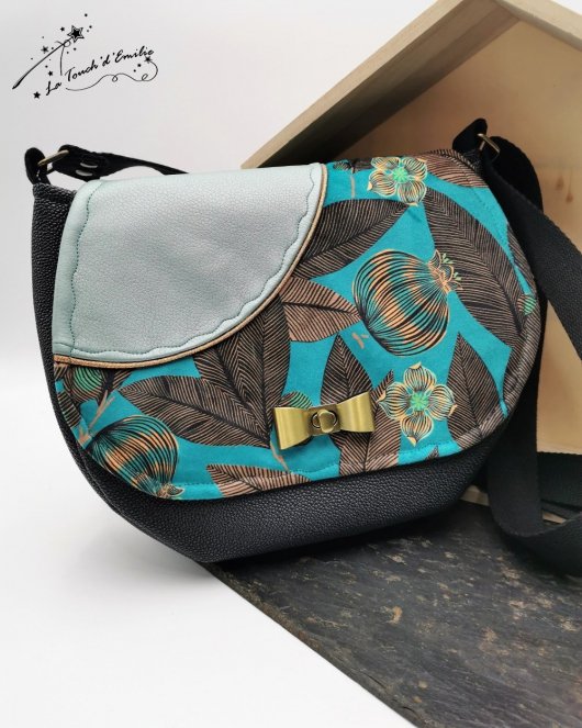Sac Papillon Grenade Turquoise étoilé