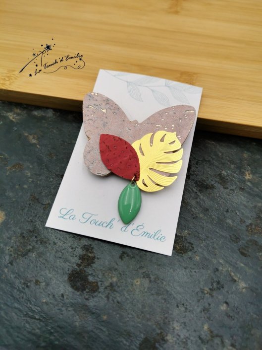 Broche Papillon Pinky