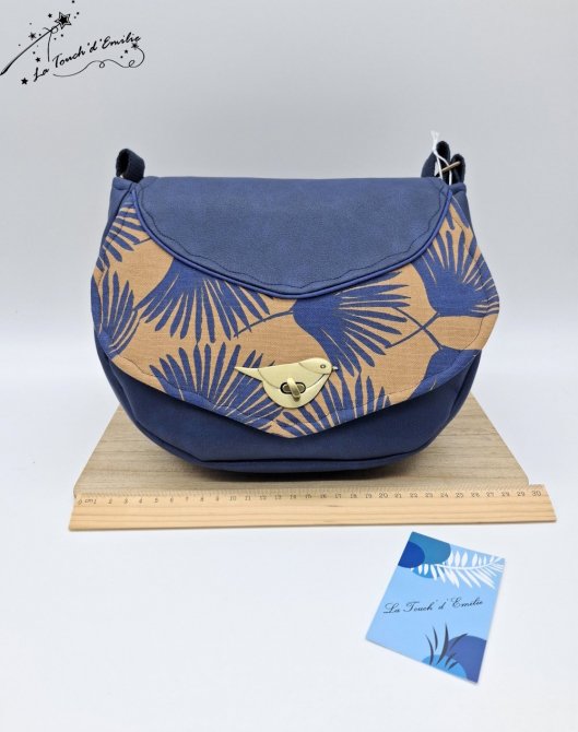 Sac Oiseau Bleu Nuit Palmeraie