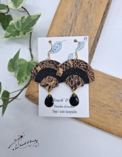 Eventail Ecailles Noires