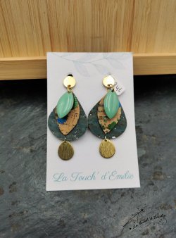Puces Gouttes Luxe Bleues