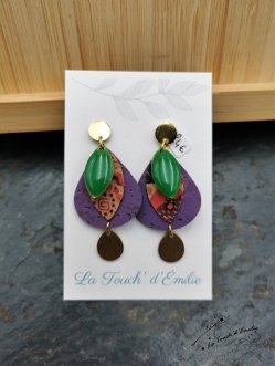 Puces Gouttes Luxe Parme 3