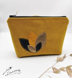 Trousse Maquillage Nymphéa Gold Jaune