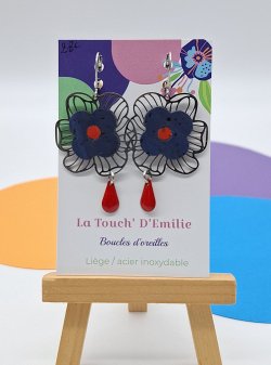 Floralie Bleue et Rouge
