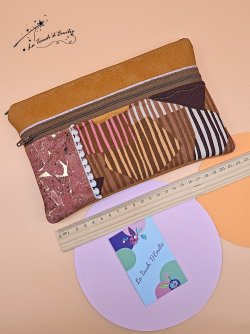 Maxi Compagnon Galon Melon Rose