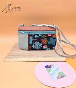 Pochette Balade Galon Rose Floral