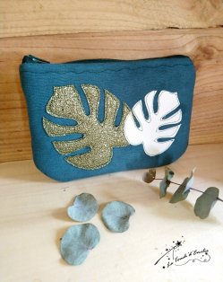 Pochette Monstera Paysage