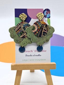 Puces Chantilly Vert Multicolore
