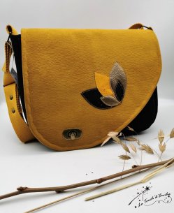 Sac Besace Asymétrique Nymphéa Gold