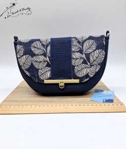 Sac City Feuillage Bleu Nuit