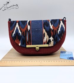 Sac City Rouge Velours