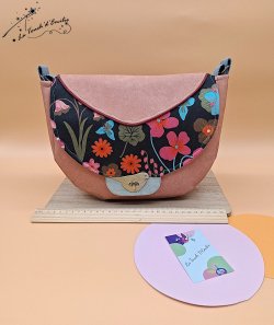 Sac Oiseau Rose Floral