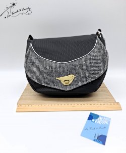 Sac Oiseau Tweed Bubble